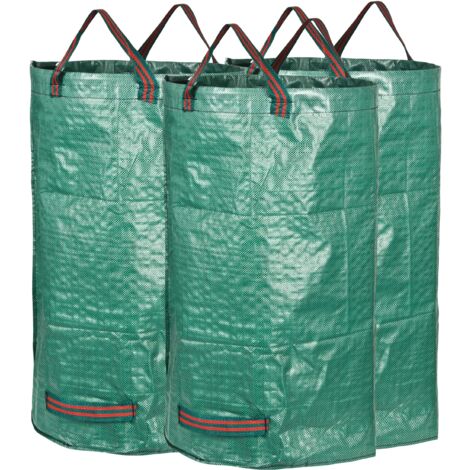 3 Ripstop-Gartenlaubsammelbeutel 120 l