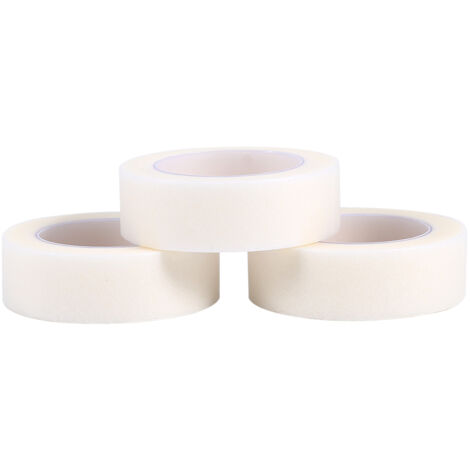 3 Rouleaux de Ruban Médical pour Extensions de Cils Individuels - Fournitures Professionnelles