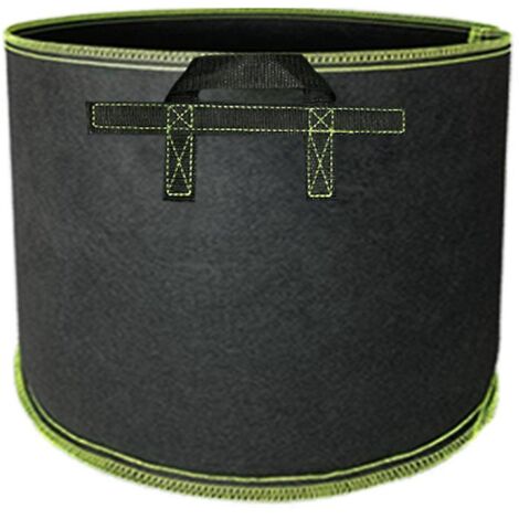 3 Sac De Plantation - Noir - 7 Gallons Sac De Plantation Non Tiss Pomme De Terre Tomate Pot Avec Poigne Pour La Culture De Pommes De Terre, Carott