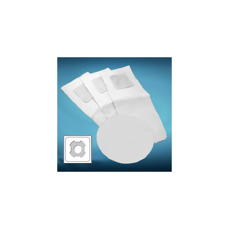 Atepac - 3 sacs électrostatiques à 4 crans + 1 filtre type Cyclovac