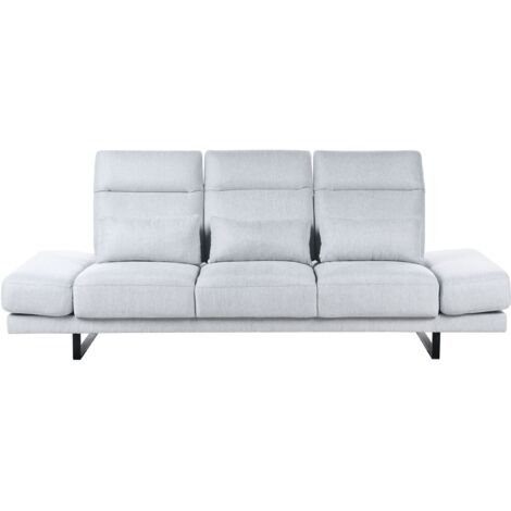 3 Seater IKAST Fabric Light Grey