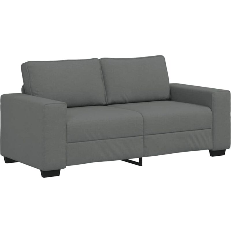 2-sitzer-sofa Dunkelgrau 140 Cm Stoff - Vidaxl