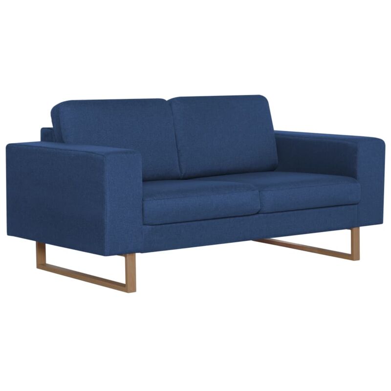 Vidaxl - Sofa 2-Sitzer Blau - Blau