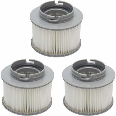 3 Spa Filter Cartouches pour MSpaFD2089, Cartouches Filtrantes de Remplacement de Filtres de Piscine pour Baignoire,Spa,Piscine, vous Donnant de l'eau Propre et Fraîche（118.5cm）