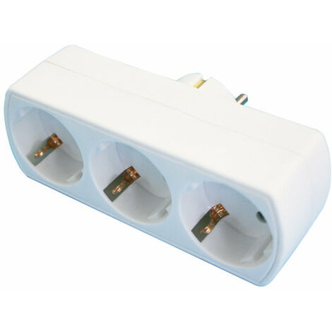 3-Steckdosen-Adapter Mit Kindersicherung 36.048 Electro DH 8430552084449