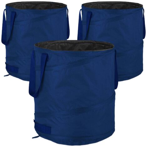 3 stk gartensacke 85 liter blau 883114