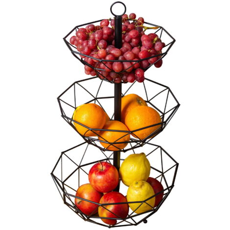 3-stöckiger Obsttellerkorb BRUNBESTE BB-3439