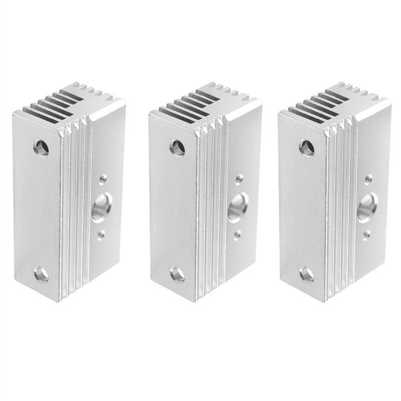 Image of 3 Stück für Sprite Extruder Aluminium-Kühlkörper-Kühlblock