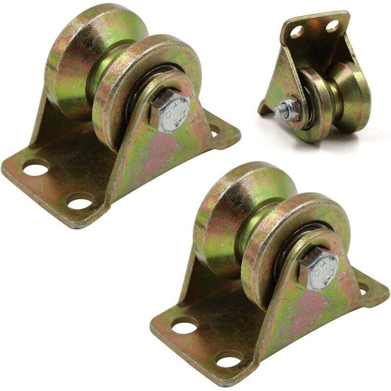 Image of 3 Stück geräuscharme, farbbeschichtete Kran-Heberolle aus Edelstahl