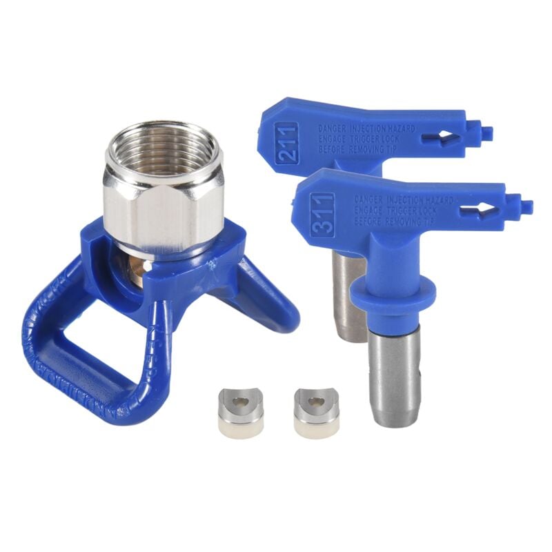 Image of 3 StüCk Spritzen DüSen Luftlos Farbe SprüHer Schutz Sitz für SprüHen DüSe (211,311)