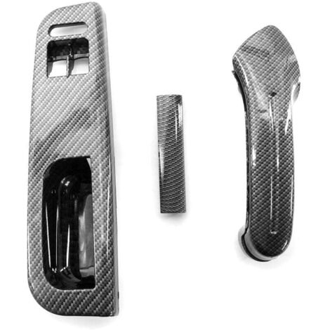 3 Stück 1999–2005 Volkswagen Golf Mk4 2 Set Innentürgriff Windabweiser Carbon Fiber Ersatzteile