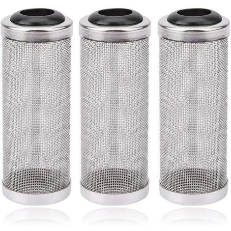 3 Stück Aquarium-Filterschutz, Aquarium-Netzfilterschutz, Einlasssiebfilter für Fischgarnelen, verhindert, dass Fische in den Filter gesaugt werden, 16 mm