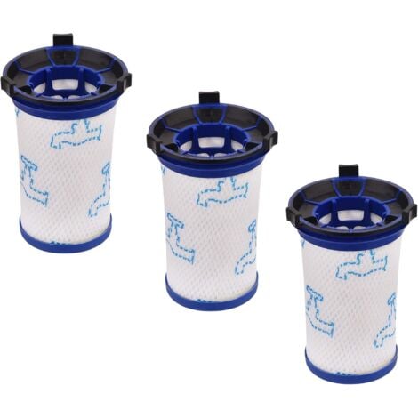 3 Stück Ersatzfilter für Rowenta Air Force 360 RH9051WO RH9057WO RH9059WO RH9081WO RH9086WO & Tefal Air Force 360 Staubsauger, Ersatzzubehör Alternative zu ZR009001