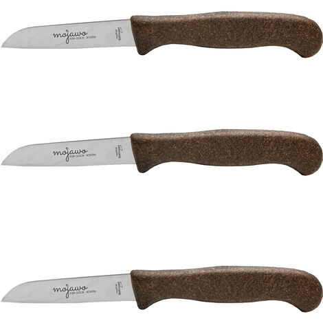 3 Stück Küchenmesser / Gemüsemesser Bio Kokos Solingen -MMO02-Kokos-3