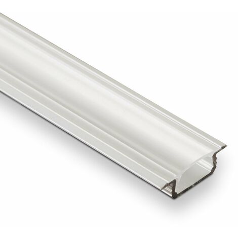 3 Stück SOTECH LED Profil-44 Einlassprofil 2000 x 22 mm mit klarer Abdeckung