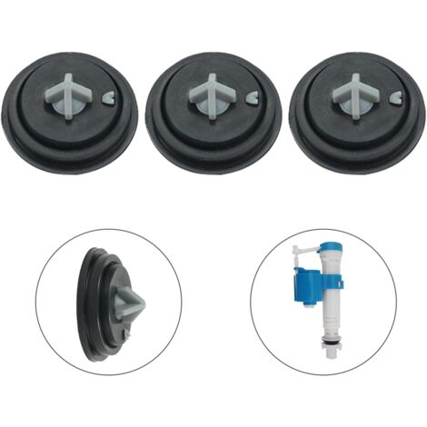 3 Stück Ventilmembrandichtung, schwimmende Ventilmembran, Ventilmembrandichtung, seitliche Eintrittsmembrandichtung für die Wartung der Toilettenspülung