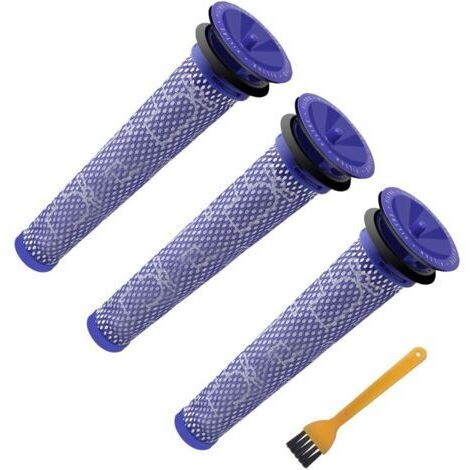 [3 Stück] Waschbare Filter für Dyson DC58, DC59, DC61, DC62, V6, V7 und V8 Staubsauger von ABC Life…