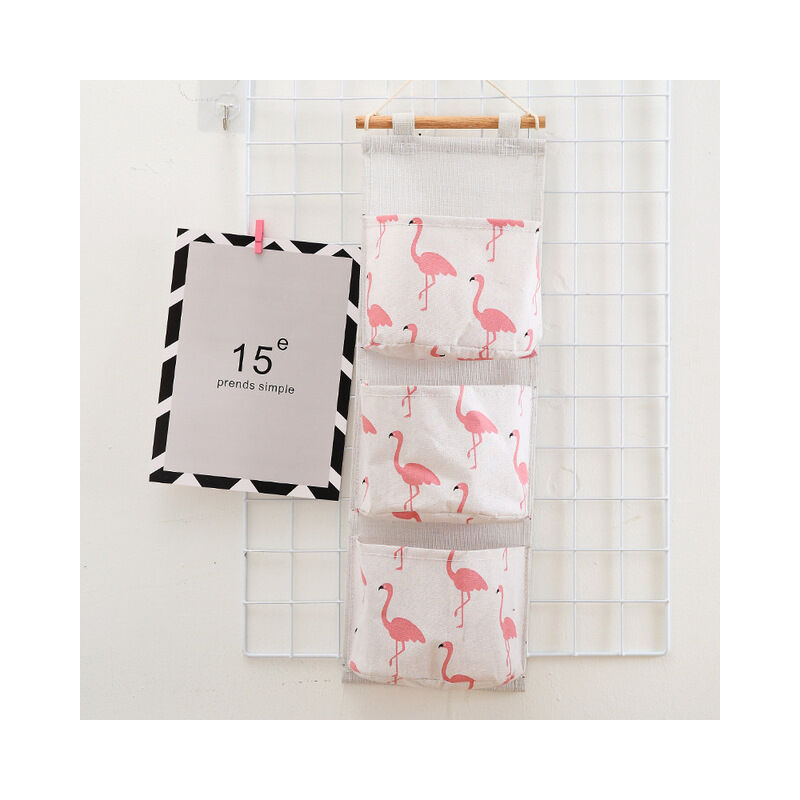 3 tasche a Parete Montato Armadio Sacchetto di