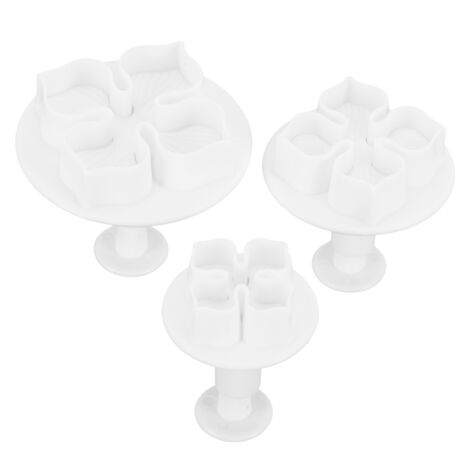 3-teilige Kuchenform mit Hortensienmuster, Frühlings-Ausstecher, Gebäckwerkzeug