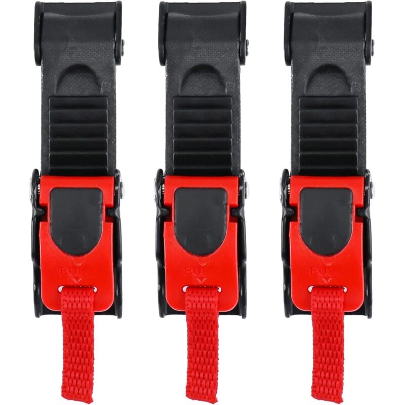Image of 3 Stück Motorradhelm-Schnalle, Schnellverschluss-Schnallen mit Riemen für Motorrad-/Fahrradhelm