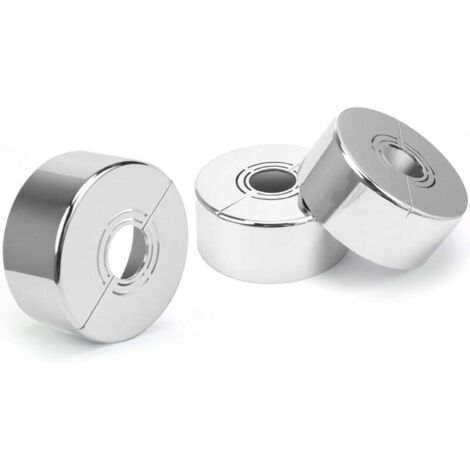 3-teilige Wasserhahnrosette, Duschmischerrosette, 3 Größen in 1, Heizkörperrohrabdeckung, geeignet für Durchmesser von 20 mm/25 mm/33 mm, verwendet für die Wasserhahndekoration