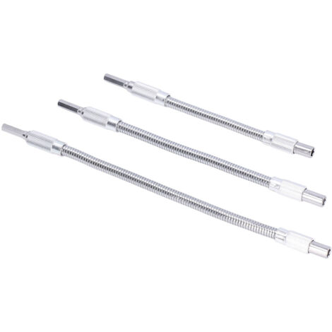 3-teiliger, flexibler Universal-Bohrerverlängerungsschaft für 1/4-Zoll-Bohrer mit Bohrerhalter