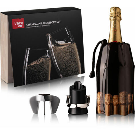 3-teiliger Set - Champagner - Vacuvin