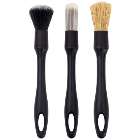3-teiliges Auto-Reinigungsbürsten-Set, Auto-Detailing-Bürsten-Set