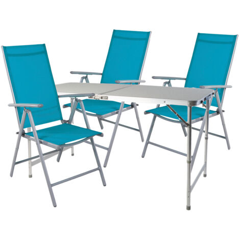 3-teiliges Campingmöbel Set 120x60x58/70cm-MMC330872+2xMMC5000P