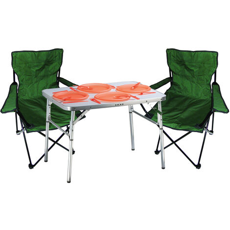 3-teiliges Campingmöbel Set-M44756+2xMPO2432