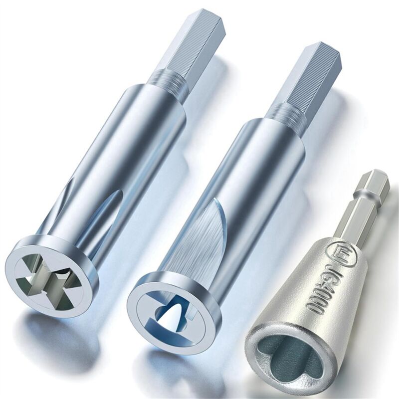 Image of Tlily - 3-teiliges Drahtdrehwerkzeug für Bohrmaschinen – 3-Wege-/5-Wege-Abisolierer und Strom