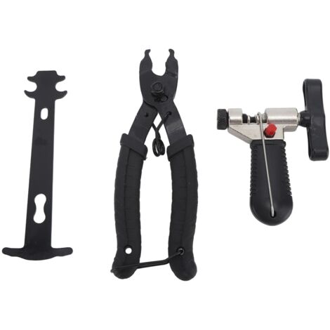 3-teiliges Fahrradkettenwerkzeug-Set aus Edelstahl, universelles Kettenabziehwerkzeug mit Haken zur Reparatur