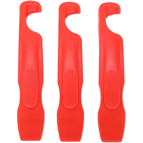 3-teiliges Fahrradreifenheber-Set aus Nylon – Fahrradradreparaturwerkzeug – Rot
