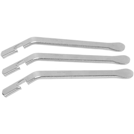 3-teiliges Fahrradreifenheber-Set, leicht, hochfester Edelstahl, ergonomisches Design, abgerundete Ecken, Reparaturwerkzeug