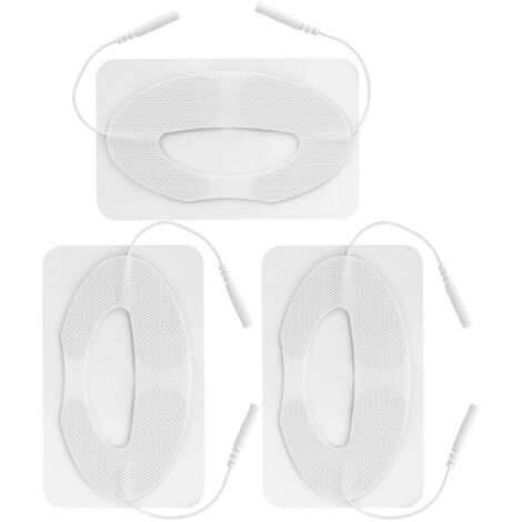 3-teiliges Lippenelektroden-Set, Ersatzzubehör aus Vliesstoff für pulsierende Massagegeräte