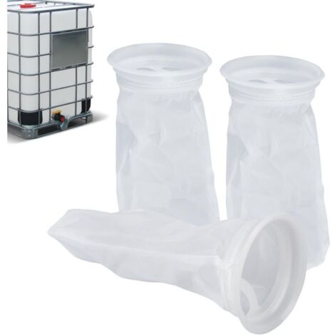 3-teiliges Nylon-IBC-Filterset für 1000-Liter-Regenwassertanks mit Deckel, waschbarer Nylon-Deckelfilter, IBC-Tankzubehör
