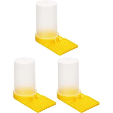3-teiliges Set aus Kunststoff-Bienentränken, Wasserspendern für Bienen, Imkereiausrüstung