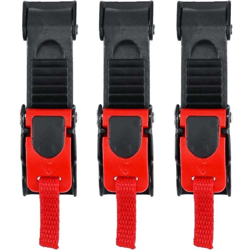 Image of 3-teiliges Set Motorradhelmschnallen, Schnellverschlüsse mit Riemen für Motorrad-/Fahrradhelme
