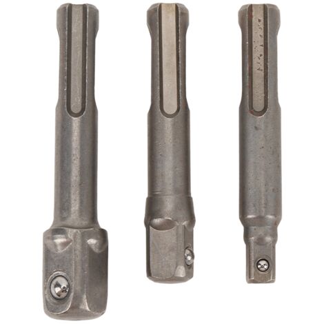 3-teiliges Set Schlagbohrer, SDS Plus Adapter Konverter Akronym Pneumatikadapter Pneumatikadapter Pneumatikadapter 1/4" 3/8".