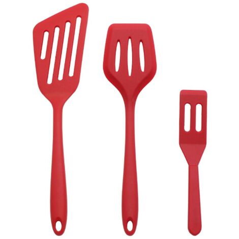 3-teiliges Silikon-Spatel-Set, antihaftbeschichtet, Schaber, Spatel, hitzebeständiger Spatel für die Küche, Kochen, Baki