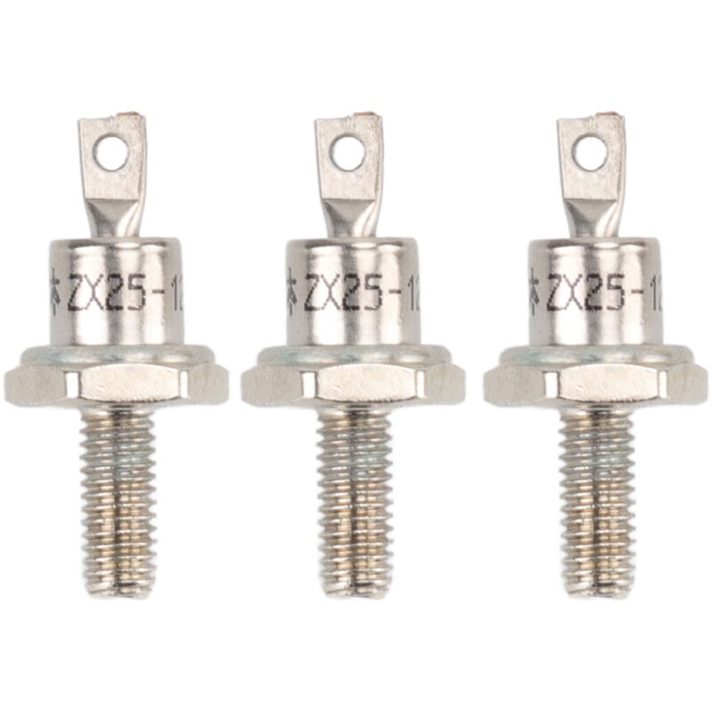 Image of 3-teiliges Spiral-Gleichrichterdiodenmodul, 25 A, hochfestes Eisen, als Ersatz für Generatoranoden