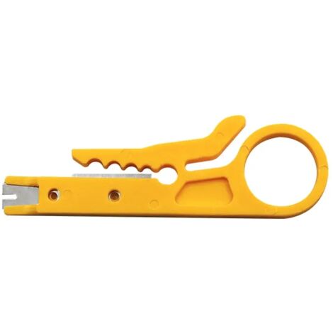 3-teiliges tragbares Crimpwerkzeug mit Abisolierzange, Kabelabisolierer, Schneidwerkzeug und Taschenmultitool