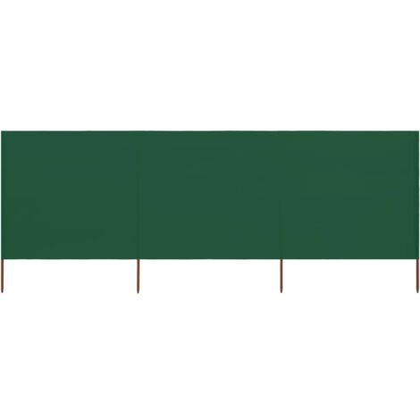3-teiliges Windschutzgewebe Raumteiler Paravent Trennwand Sichtschutzgewebe 400x80 cm Grün XDFNX429692 BonneVie