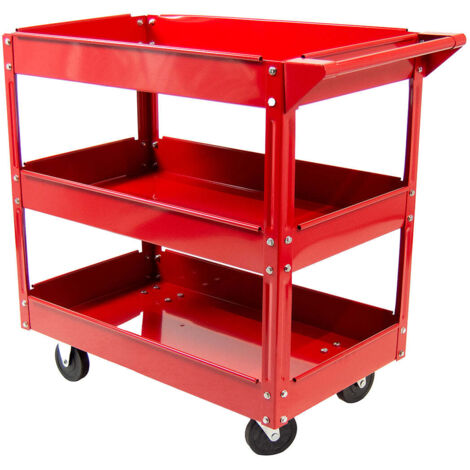 3 Tier Heavy Duty Service Cart Workshop Garage Tool Wolf