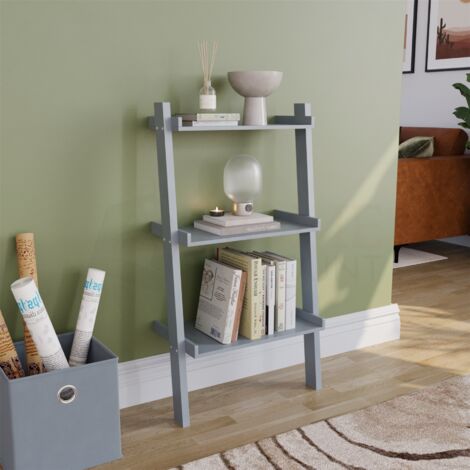 Cherry Tree Furniture 3-Tier Foldable Display Shelf Unit Flower Shelf Unit Standing Plant Holder White