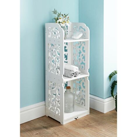 3 Tier Shelving Unit Storage Shelves Living Room Bedroom Decor Furniture