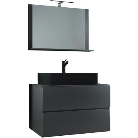 3-tlg Waschtisch Badmöbel Lendas 80 cm M