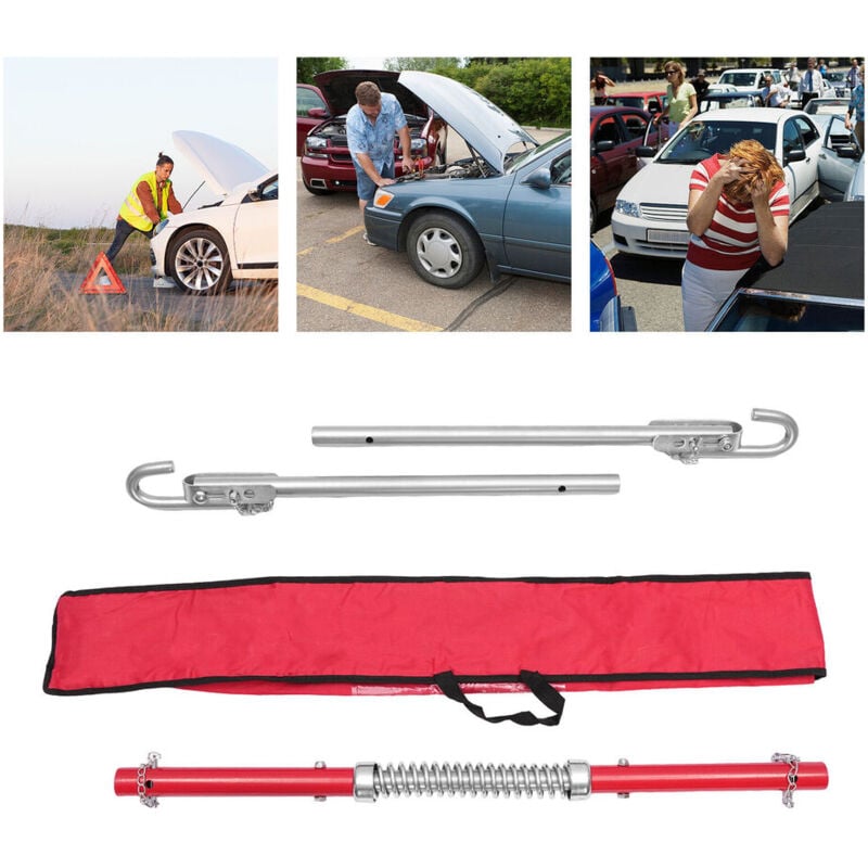 Senderpick - 3 tonnes/6613.87lbs Mât de remorquage en acier Barre de remorquage Mât de remorquage 1.85m