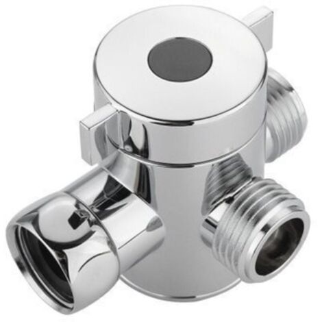 3 voies T adaptateur té connecteur Valve toilette Closestool salle de bain pommeau de douche shunt interrupteur multifonction adaptateur connecteur