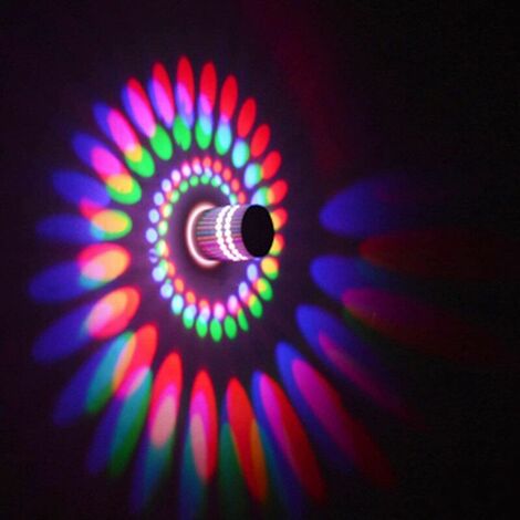 3 Watt LED Wandleuchte Aluminium Wandlampe Badlampe Farbe [Energieklasse A+]